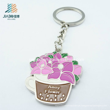 Decoração de casamento de venda quente flor personalizada Keychain para promoção